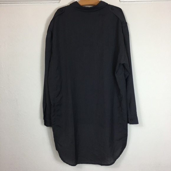 RITUAL NZ wool angora blend button down shirt 14 - Picture 6 of 8